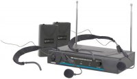QTX VHF-HS2, bezdrtov mikrofon 2 kanlov 174,1 + 175,0 MHz