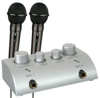 Skytec karaoke set se 2 mikrofony