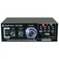 HiFi zesilova 2x 40W FM / USB / SD