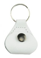 PERRI&apos;S LEATHERS Pick Keychain White