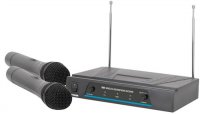 QTX VHF-2, bezdrtov 2 kanlov VHF mikrofon s frekvencemi 174,1 + 175 MHz