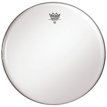 REMO 14" Ambassador Smooth White Coated