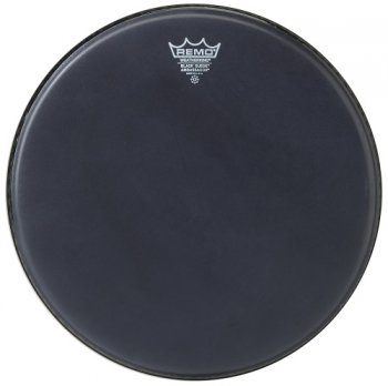 REMO 18" Ambassador Black Suede