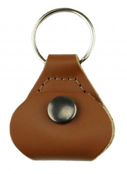 PERRI&apos;S LEATHERS Pick Keychain Brown