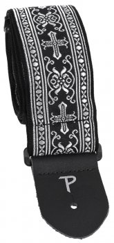 PERRI&apos;S LEATHERS 6548 Jacquard Silver Cross