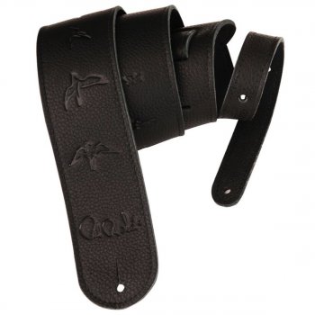 PRS Leather Strap Black Birds