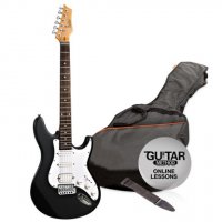Elektrická kytara paket Ashton AG232 BK Pack