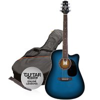 Elektroakustická kytara paket Ashton D25CEQ TBB