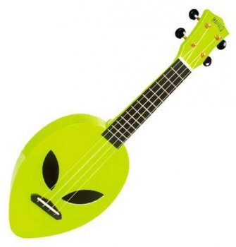 Mahalo Soprano Ukulele Alien Neon Green